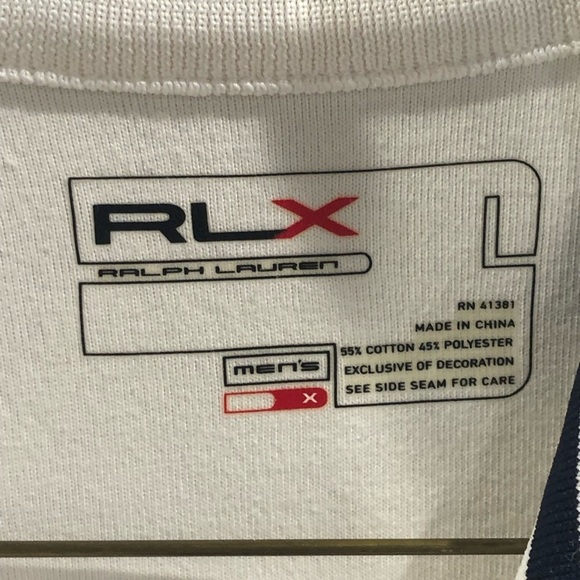 Ralph Lauren RLX US Open 2006 Tennis Jacket White w/ Big Rider Sz L - Picture 5 of 10